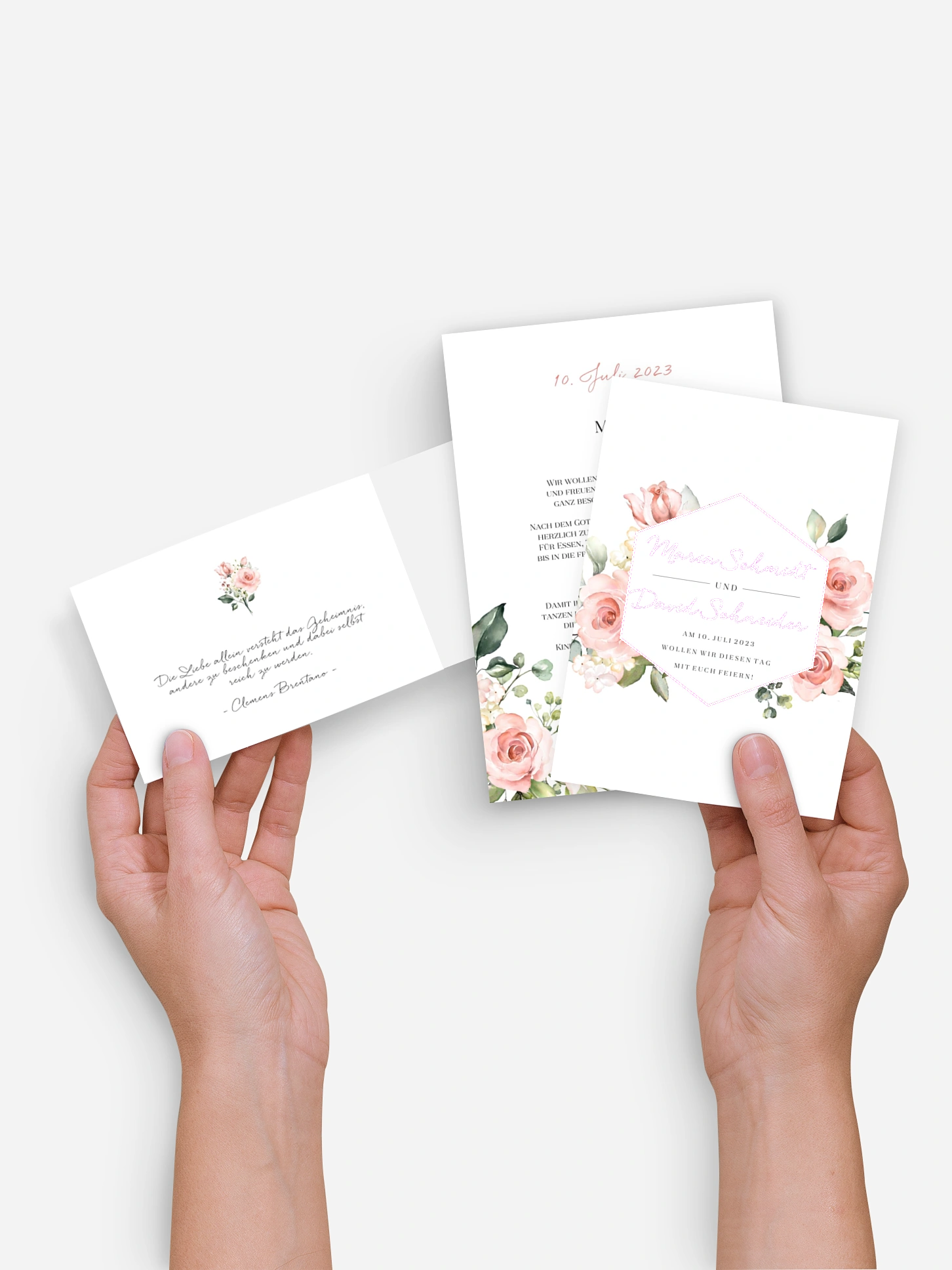 Hochzeitseinladung Soft Florals