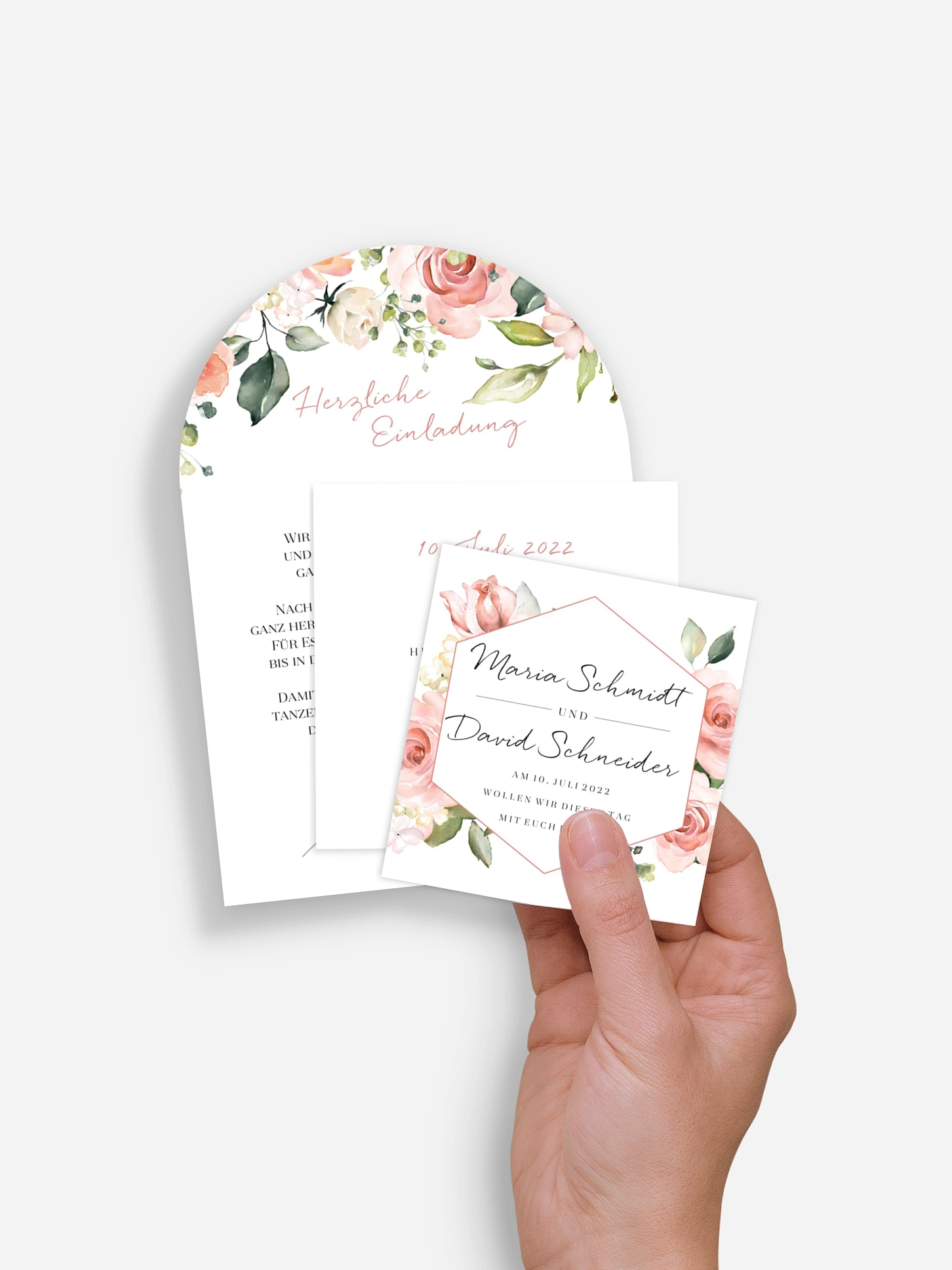 Hochzeitseinladung Soft Florals