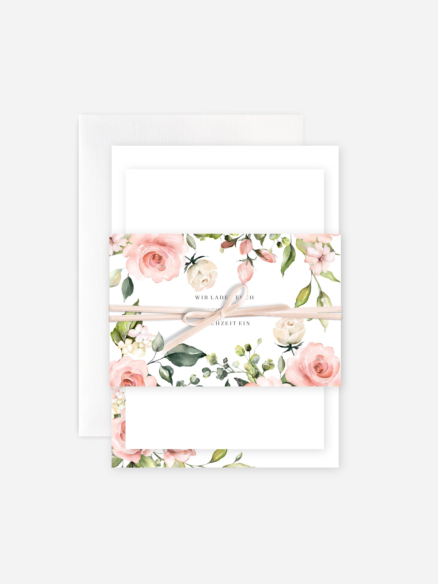 Hochzeitseinladung Soft Florals