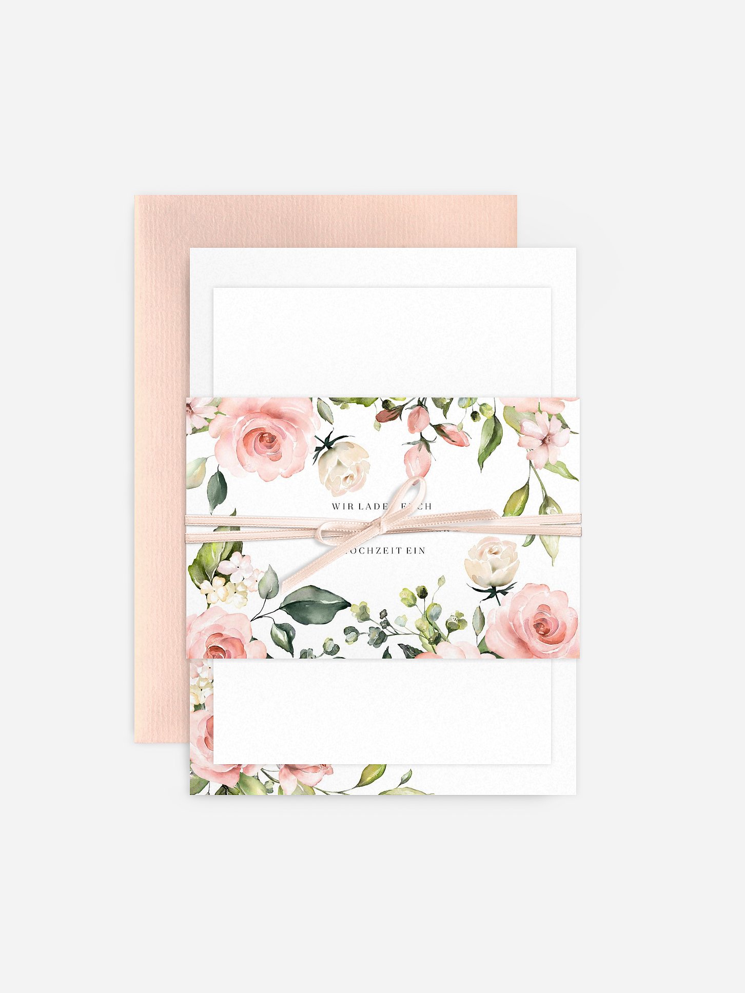 Hochzeitseinladung Soft Florals