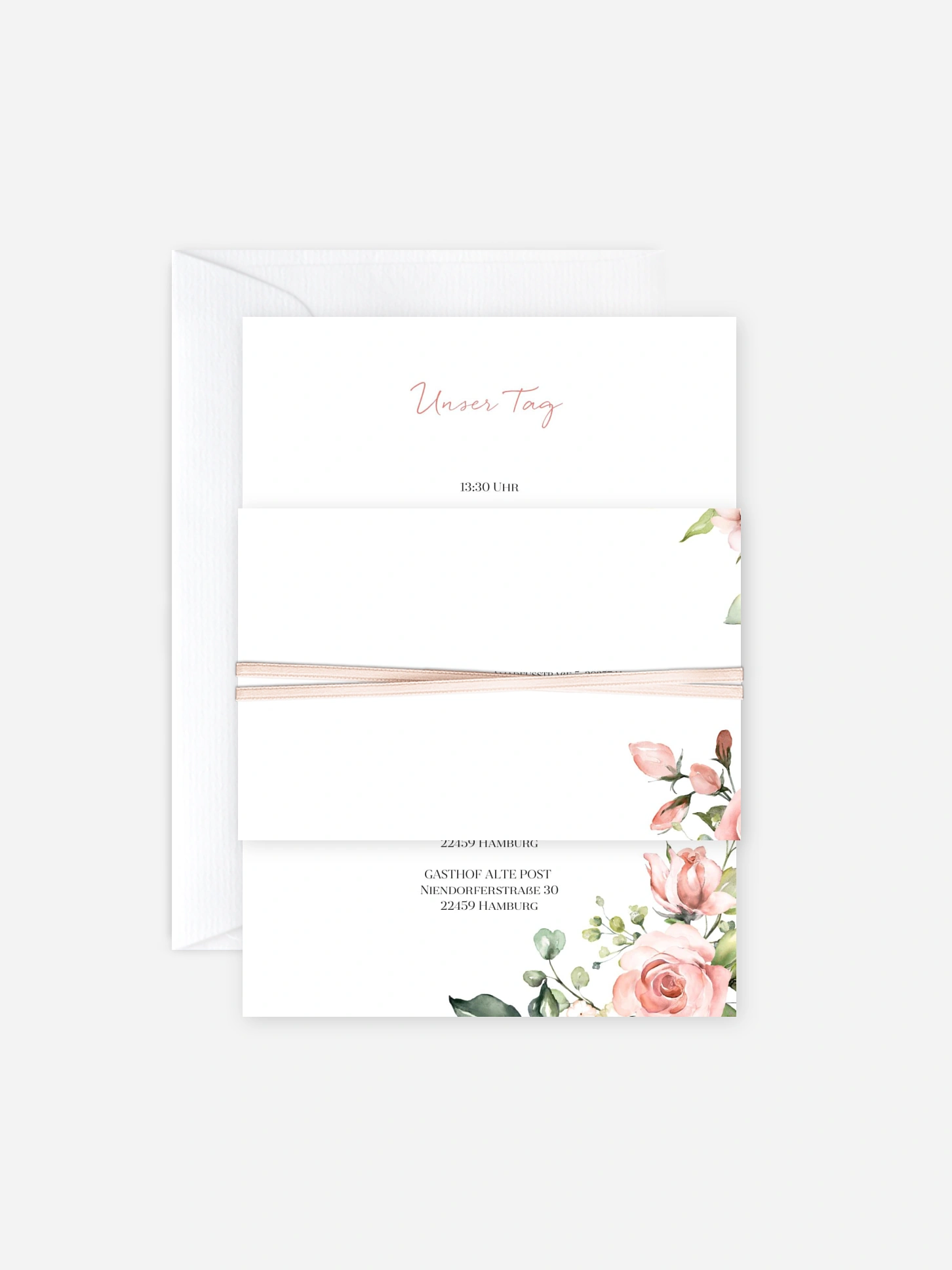 Hochzeitseinladung Soft Florals