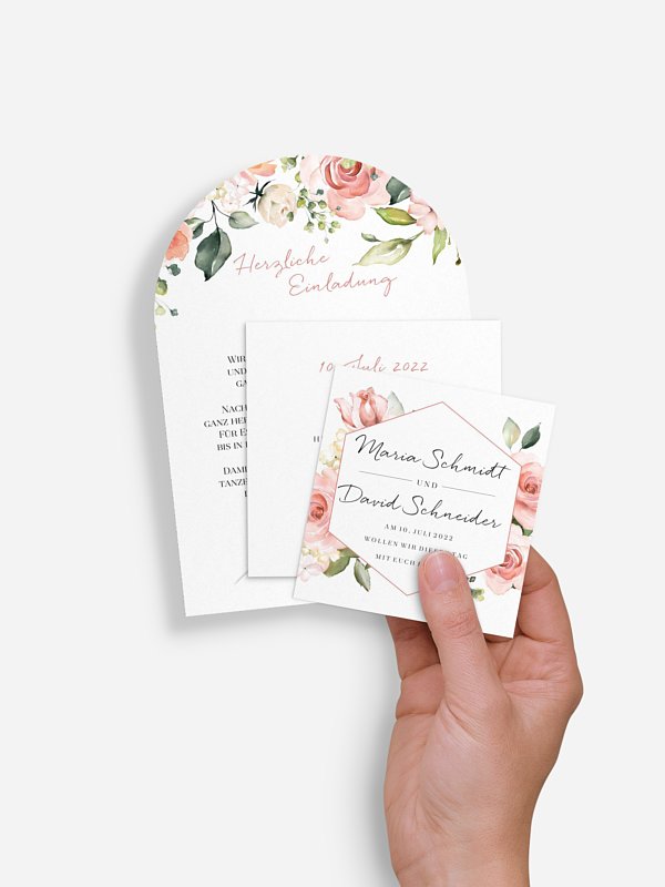 Hochzeitseinladung Soft Florals