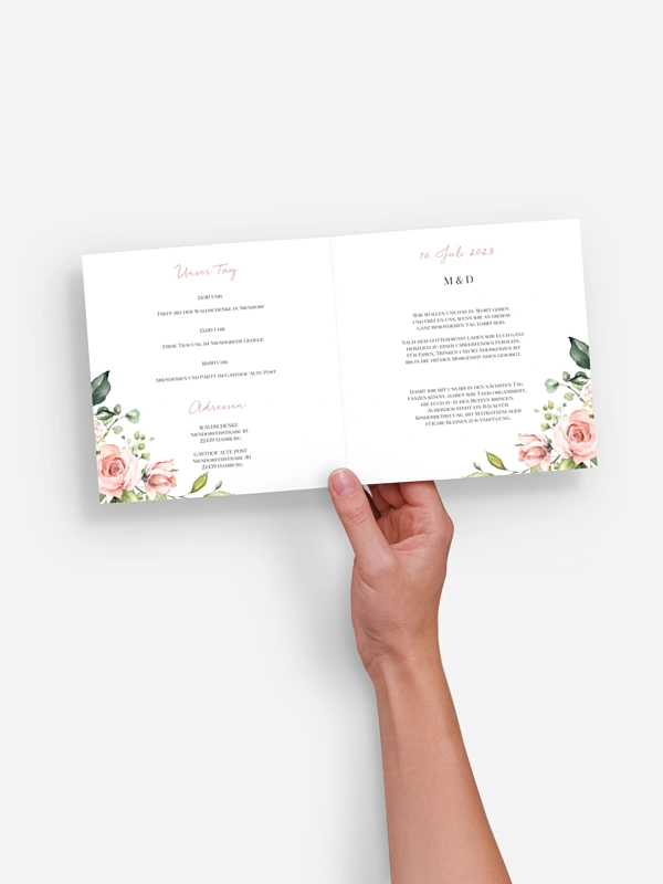Hochzeitseinladung Soft Florals