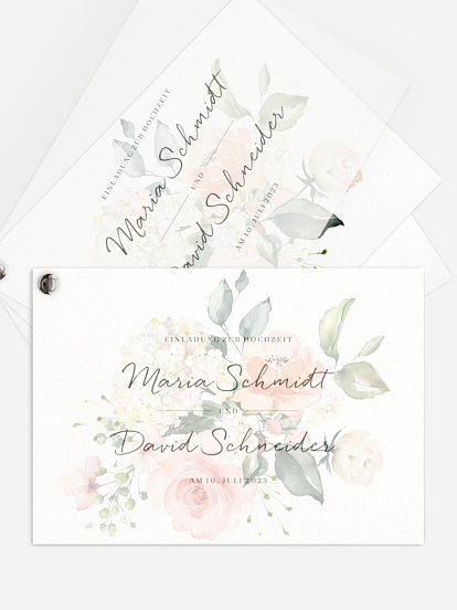 Hochzeitseinladung Soft Florals