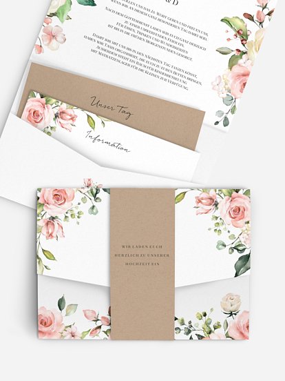 Hochzeitseinladung Soft Florals