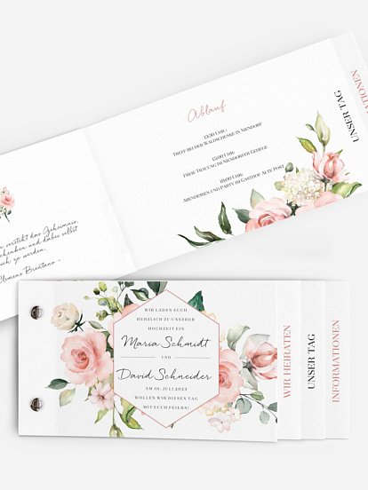 Hochzeitseinladung Soft Florals