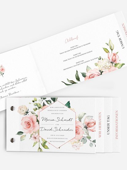 Hochzeitseinladung Soft Florals