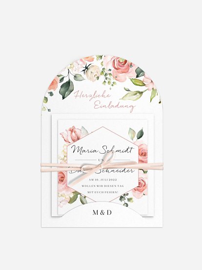 Hochzeitseinladung Soft Florals