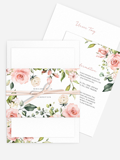 Hochzeitseinladung Soft Florals