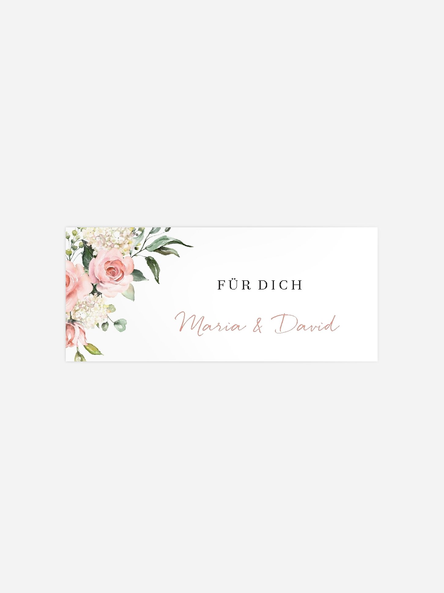 Geschenkaufkleber Hochzeit Soft Florals