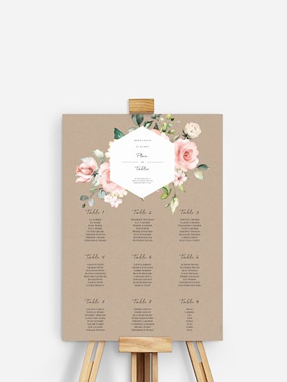 Plan De Table Mariage Large Choix Livraison Rapide