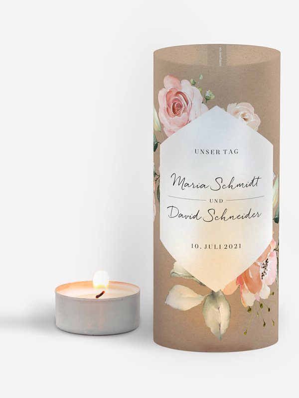Windlichter Soft Florals