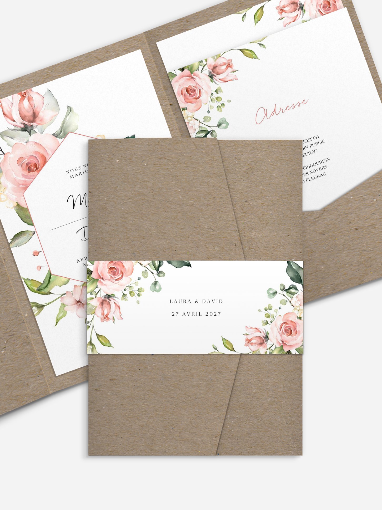Faire-part de mariage Soft Florals