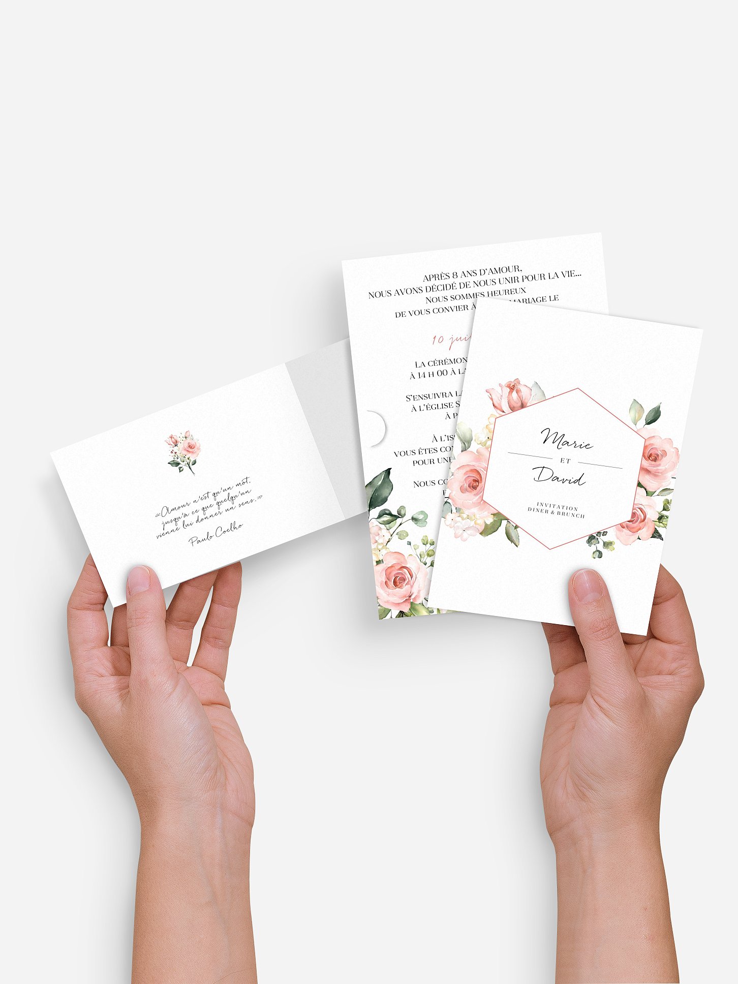 Faire-part de mariage Soft Florals