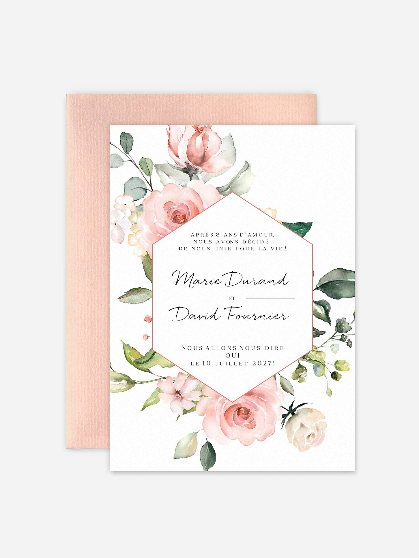 Faire-part de mariage Soft Florals