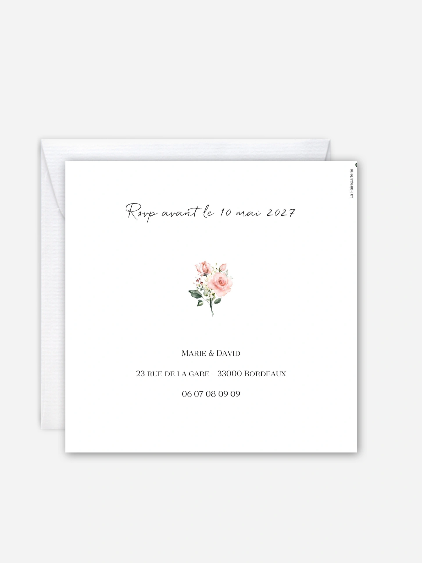 Faire-part de mariage Soft Florals