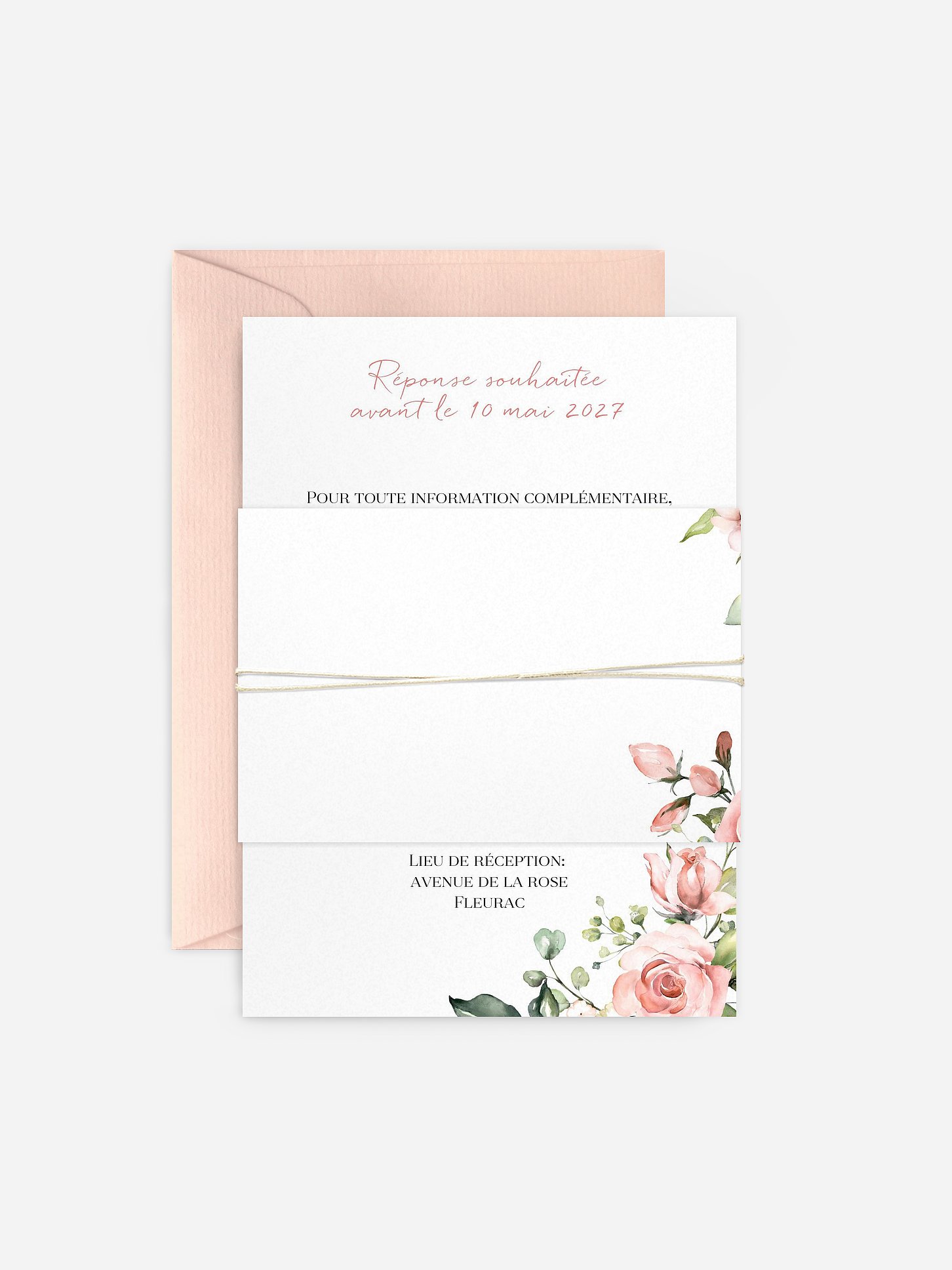 Faire-part de mariage Soft Florals
