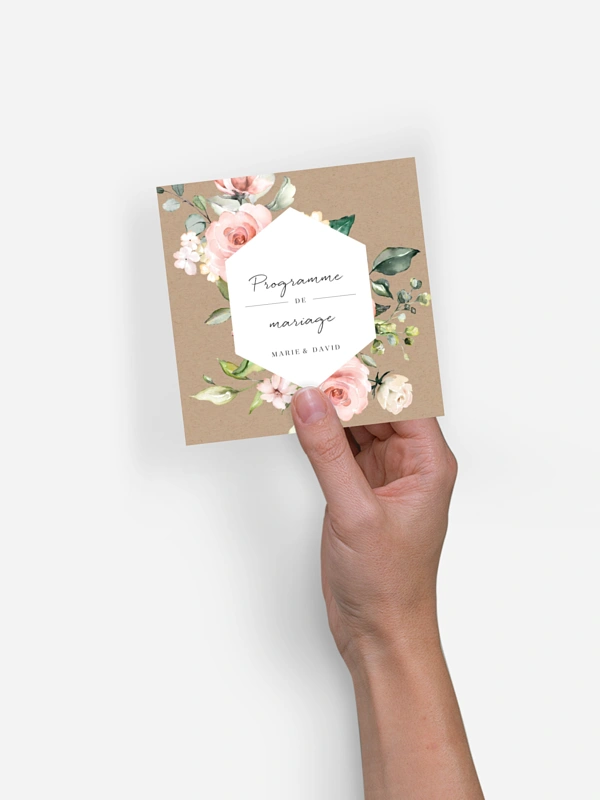 Programme mariage Soft Florals