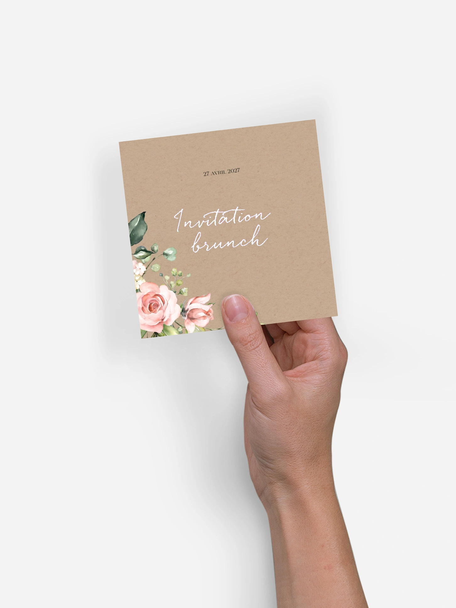 Carte brunch Soft Florals