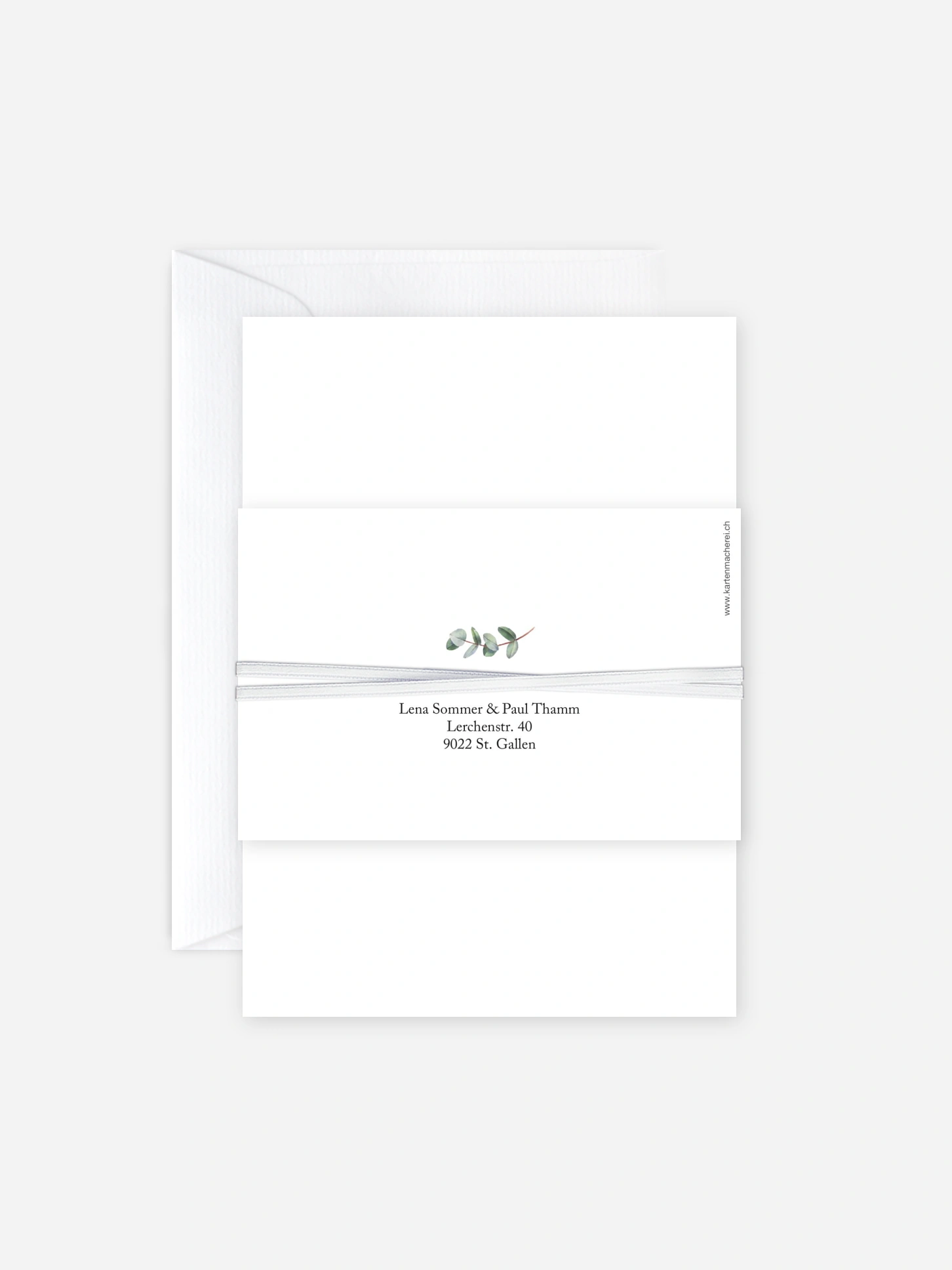Hochzeitseinladung Green Minimal