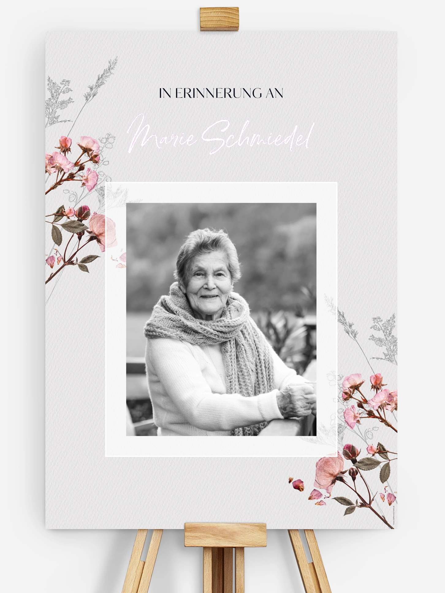 Trauer-Poster Herbarium