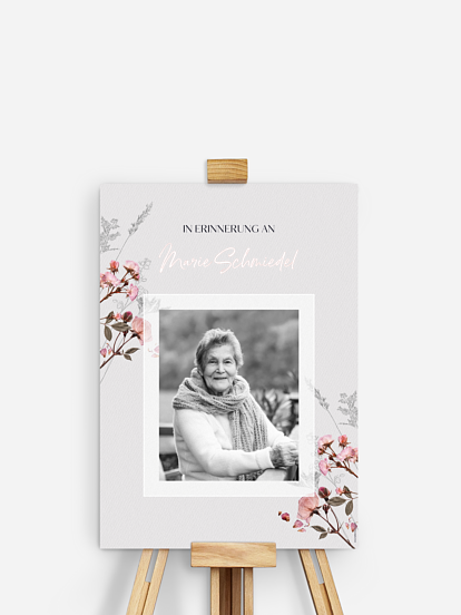 Trauer-Poster Herbarium