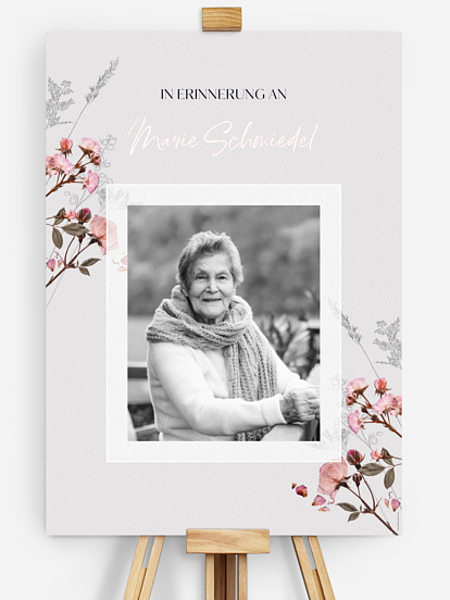 Trauer-Poster Herbarium