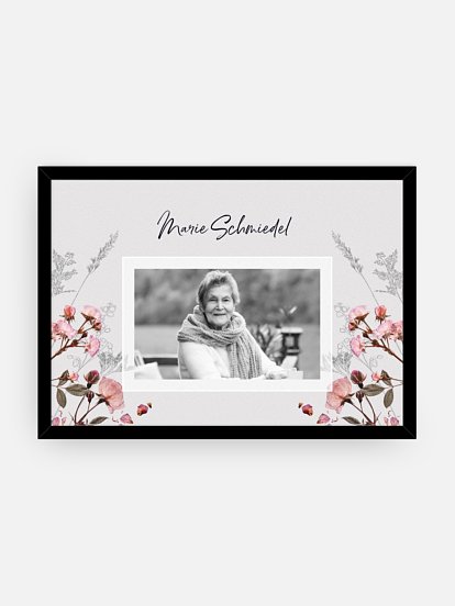 Wandbilder-Trauer Herbarium