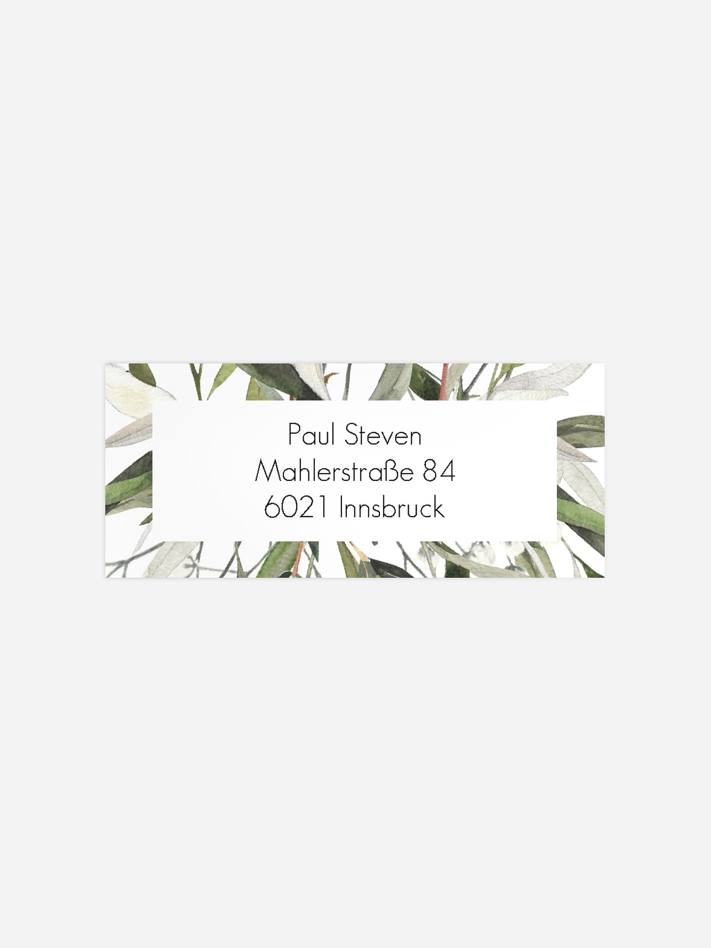 Absenderaufkleber Konfirmation und Kommunion Italia