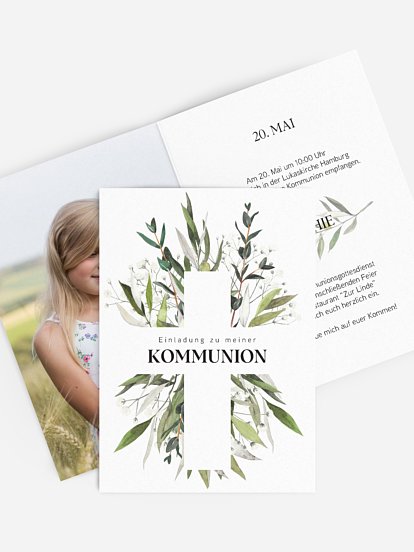 Kommunionskarten Gestalten Schone Karten Zur Kommunion