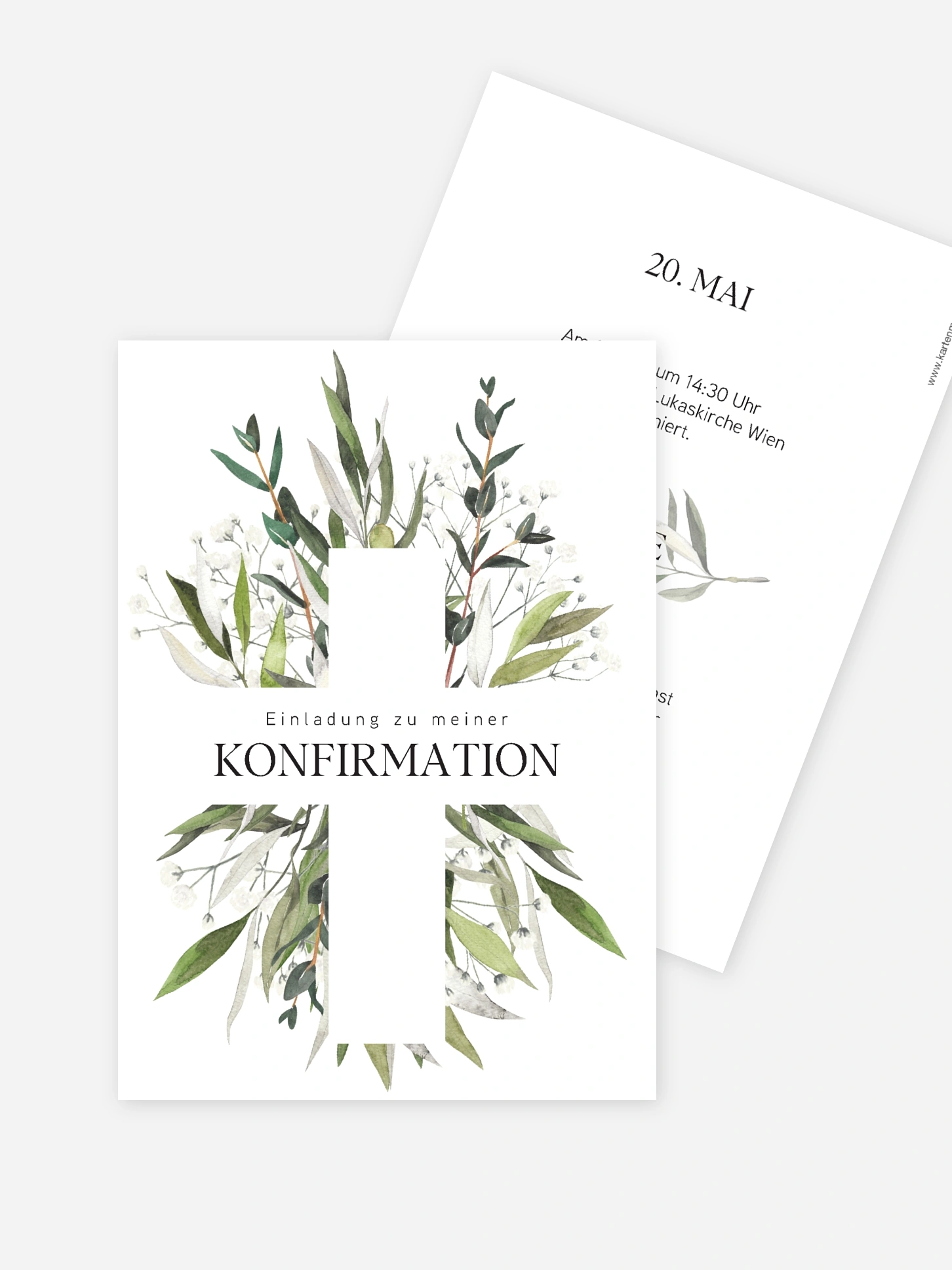Konfirmationseinladung Italia