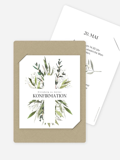 Konfirmationseinladung Italia