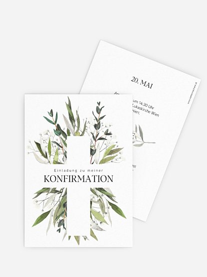 Konfirmationseinladung Italia