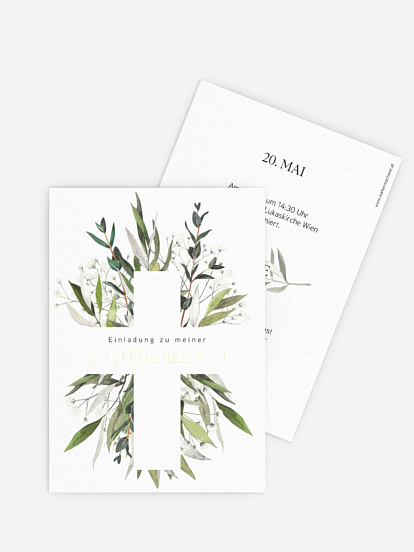 Konfirmationseinladung Italia