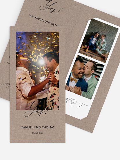 We-said-yes Karte Rustic Chic