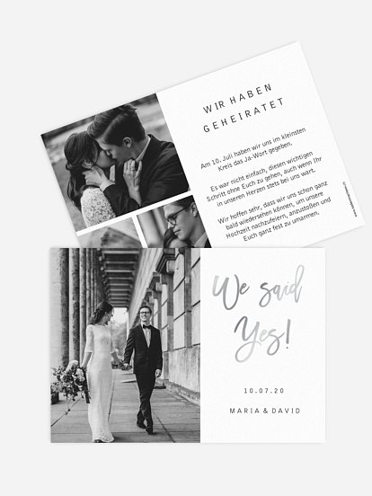 We-said-yes Karte Goldrush