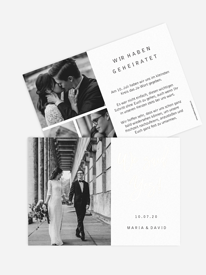 We-said-yes Karte Goldrush