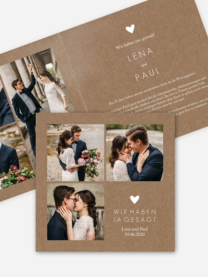 We-said-yes Karte Shimmering Love