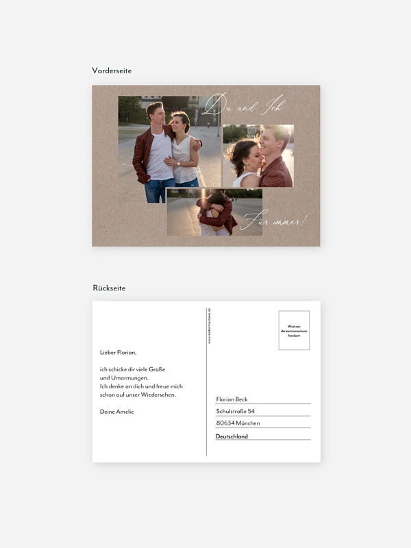 Postkarte Direktversand Luxuriant