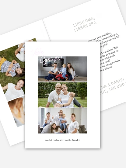 Grußkarte Golden Elegance