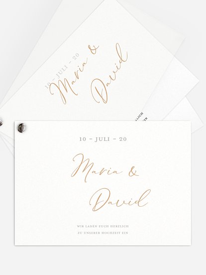 Hochzeitseinladung Timeless