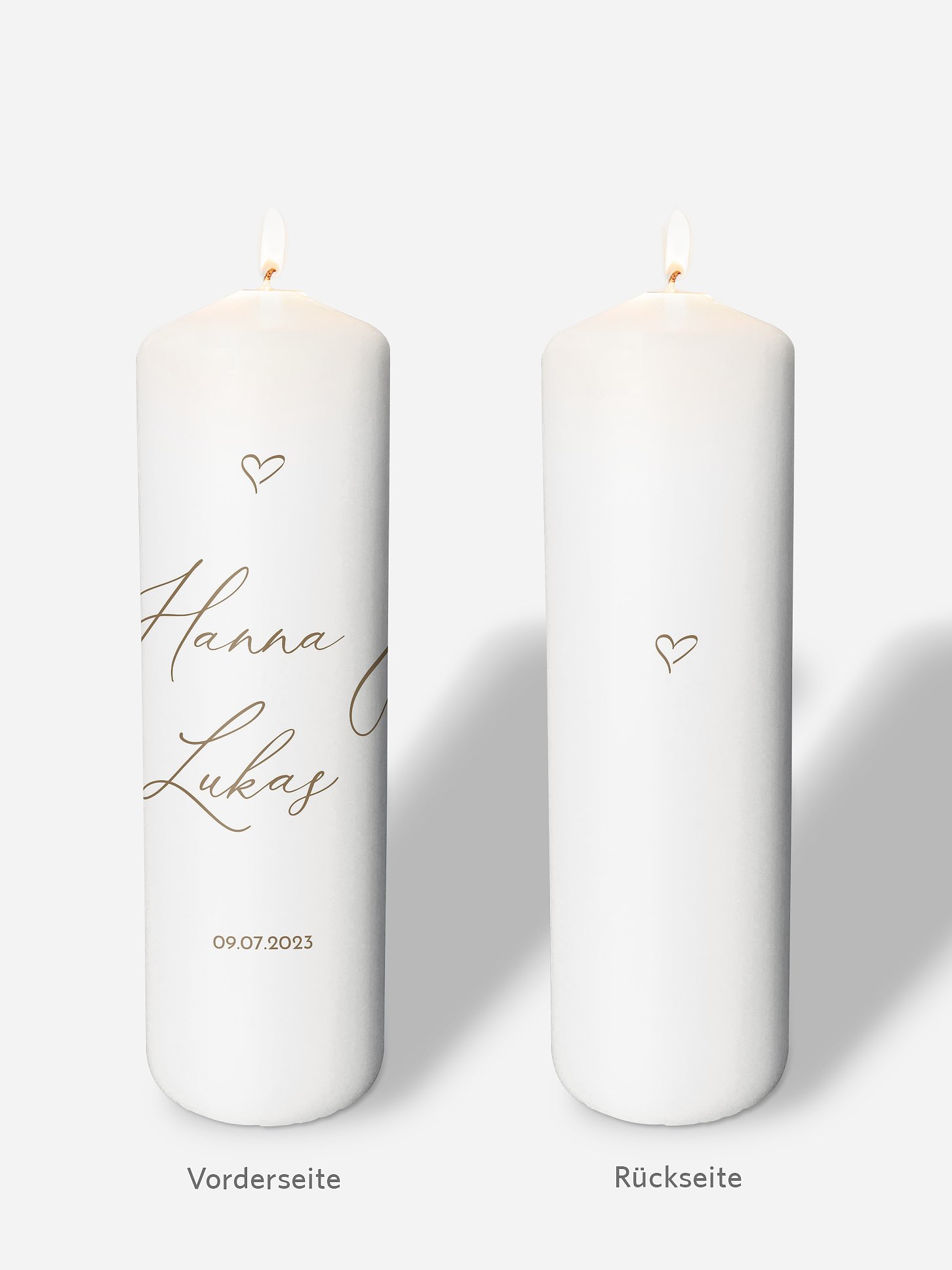 Hochzeitskerze First Love