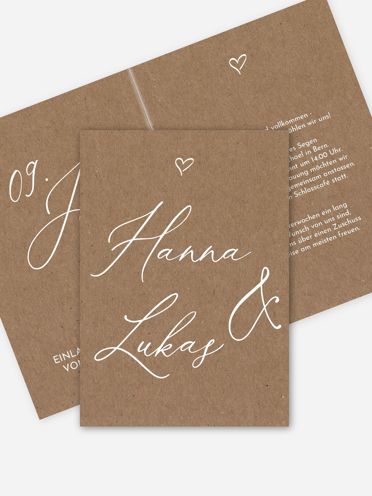 Hochzeitseinladung First Love