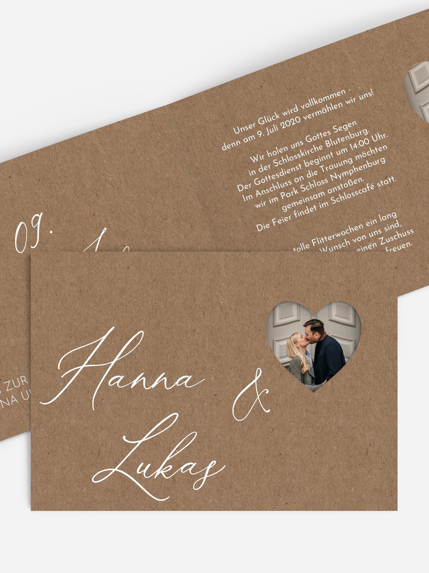 Hochzeitseinladung First Love