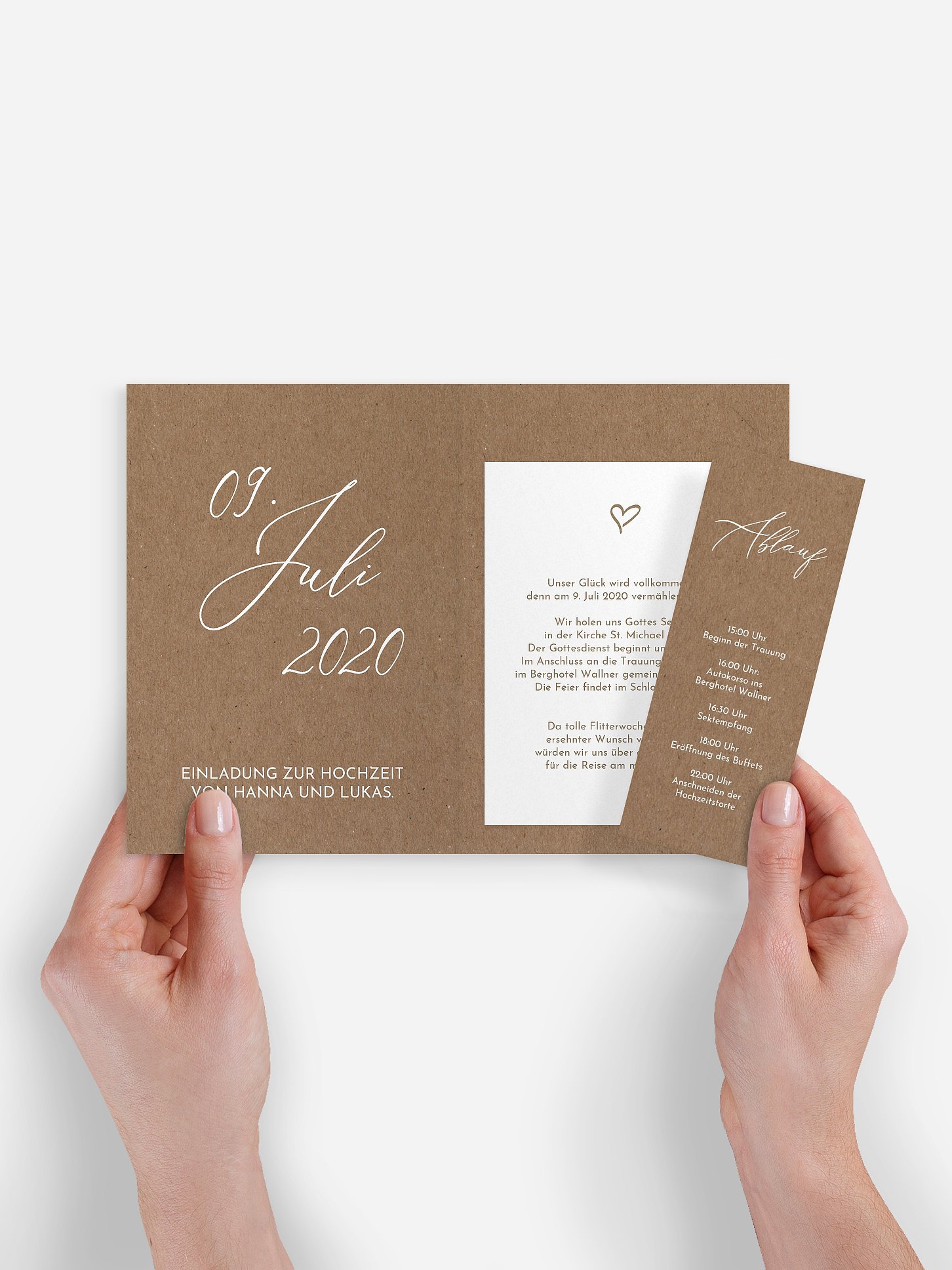 Hochzeitseinladung First Love