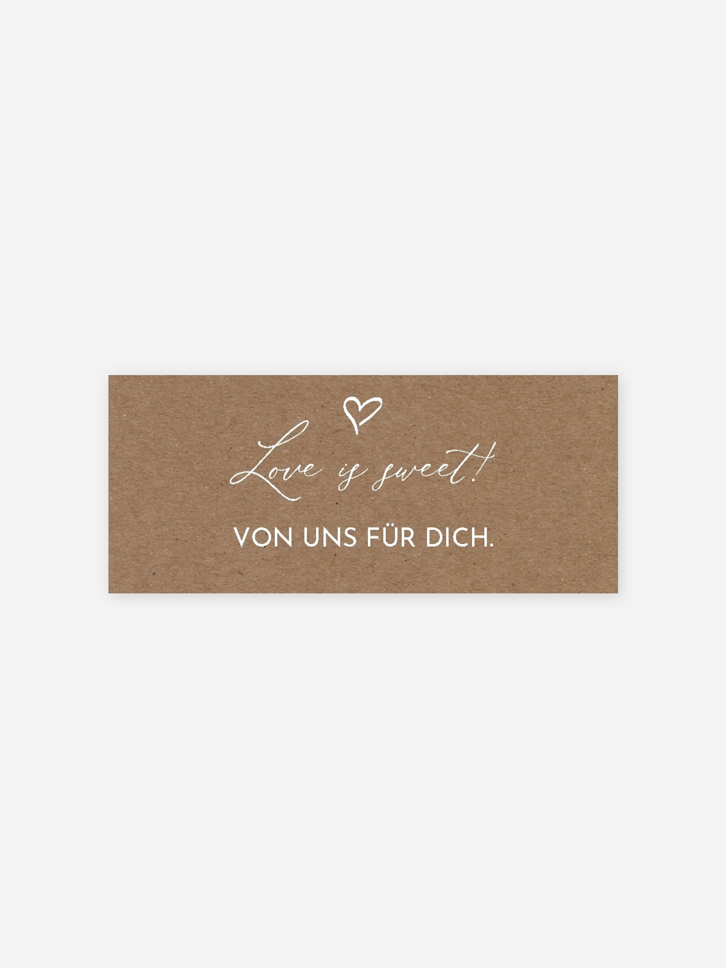 Geschenkaufkleber Hochzeit First Love