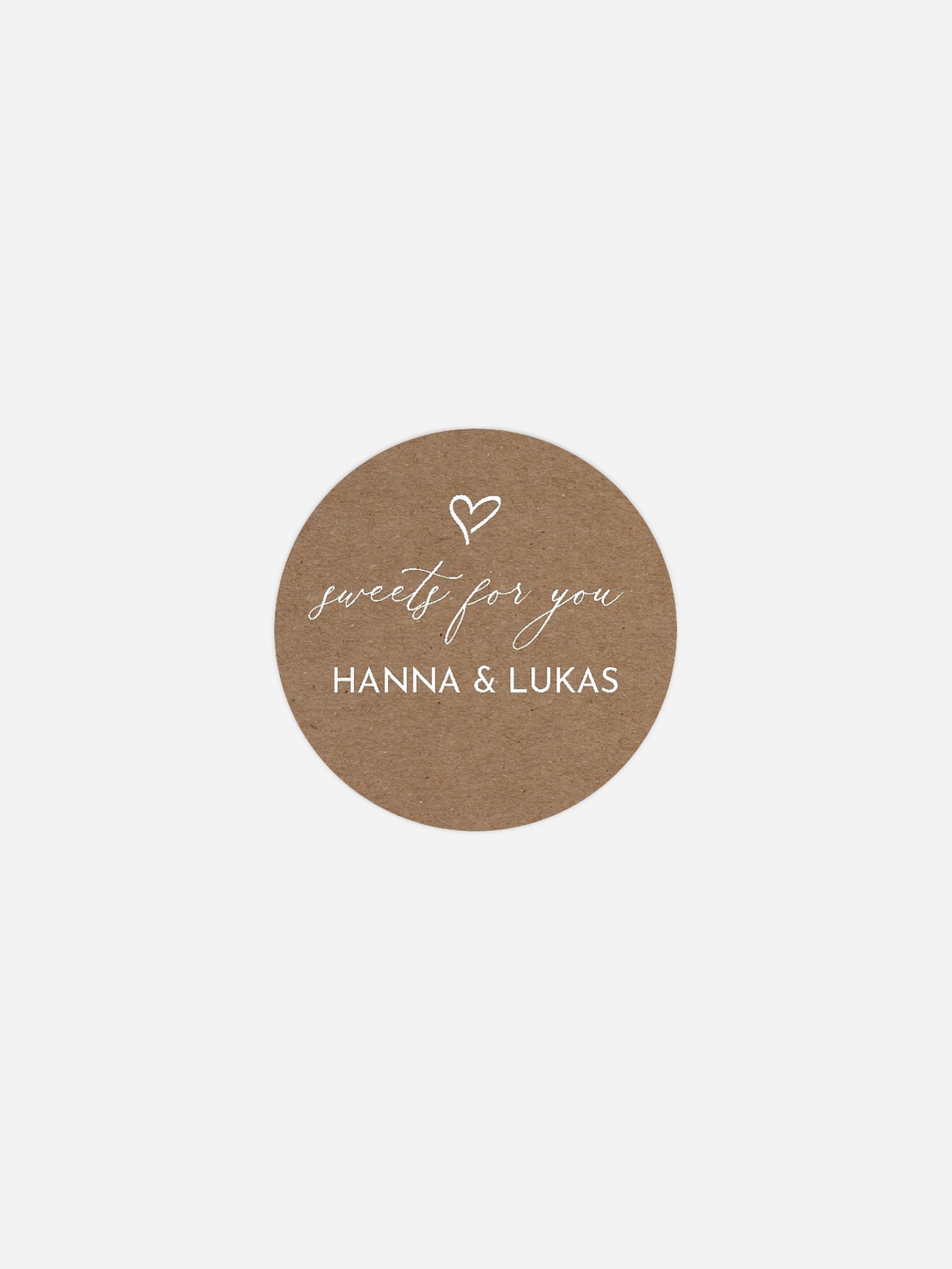 Geschenkaufkleber Hochzeit First Love