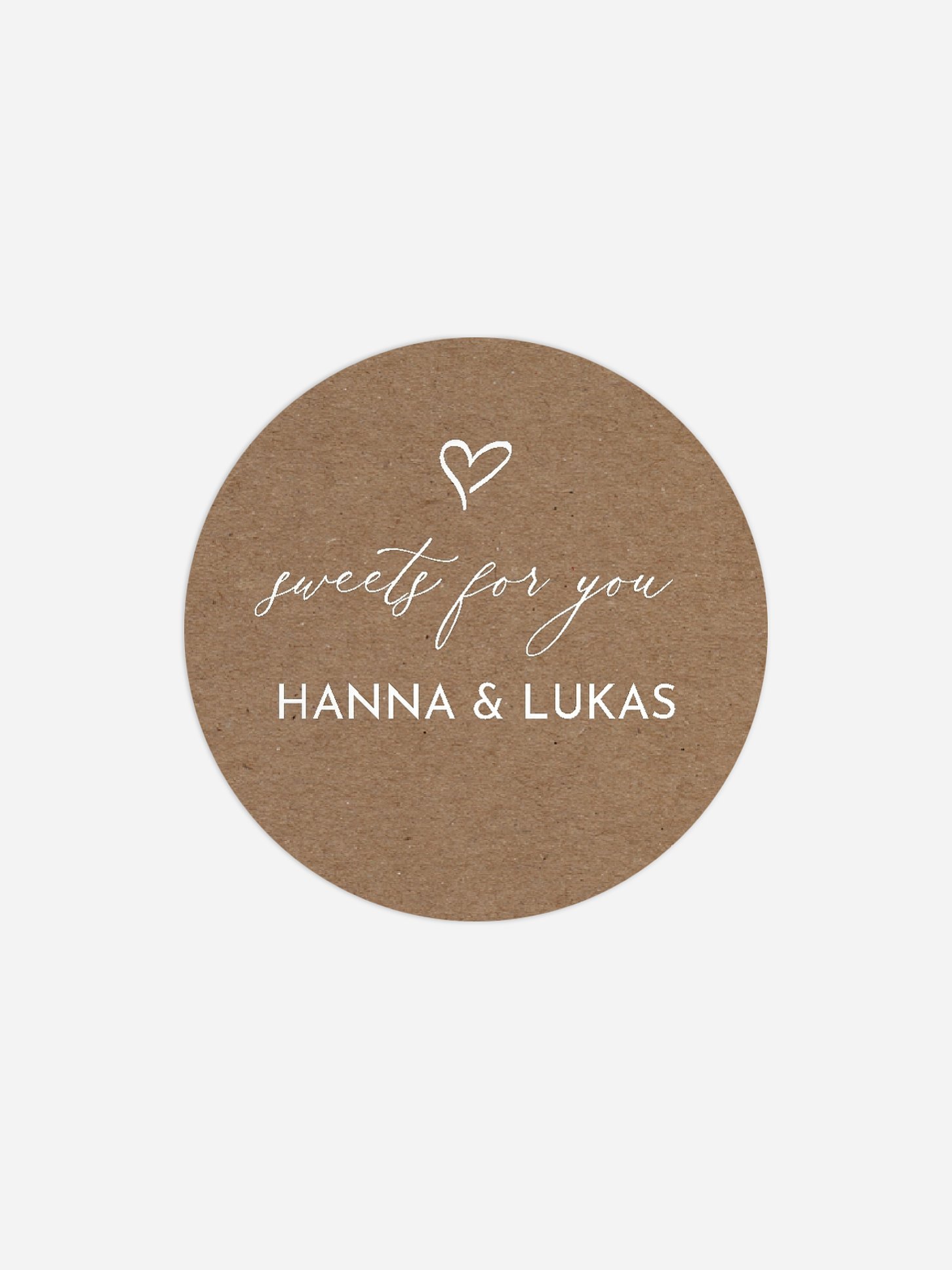 Geschenkaufkleber Hochzeit First Love