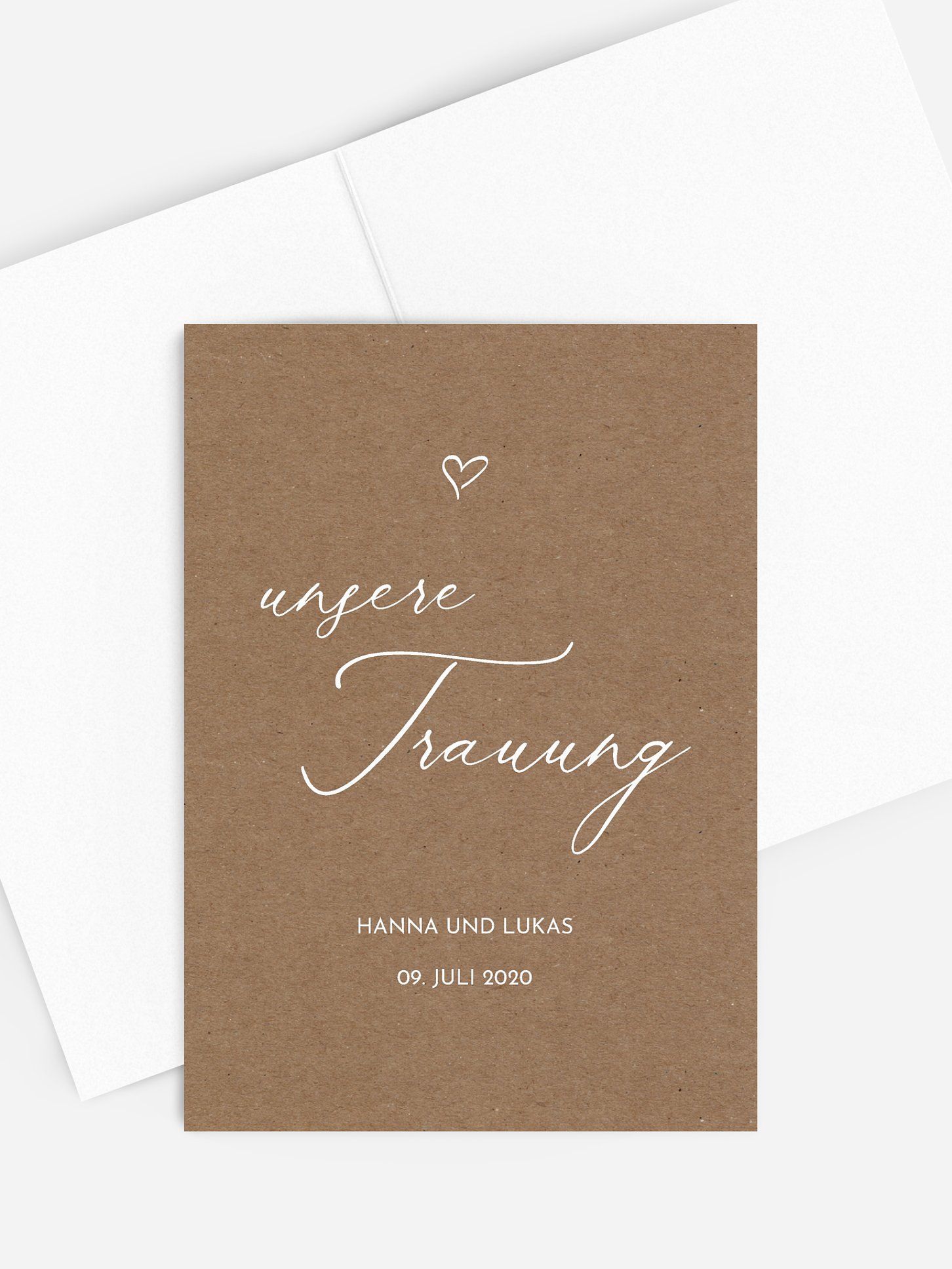 Kirchenheft Hochzeit First Love