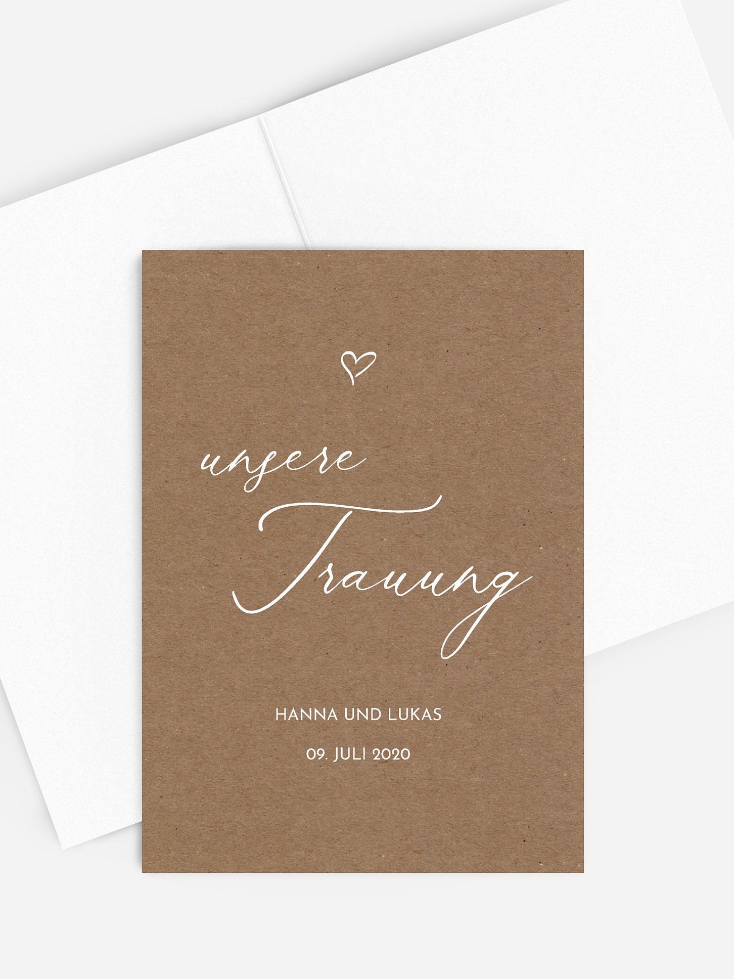 Kirchenheft Hochzeit First Love